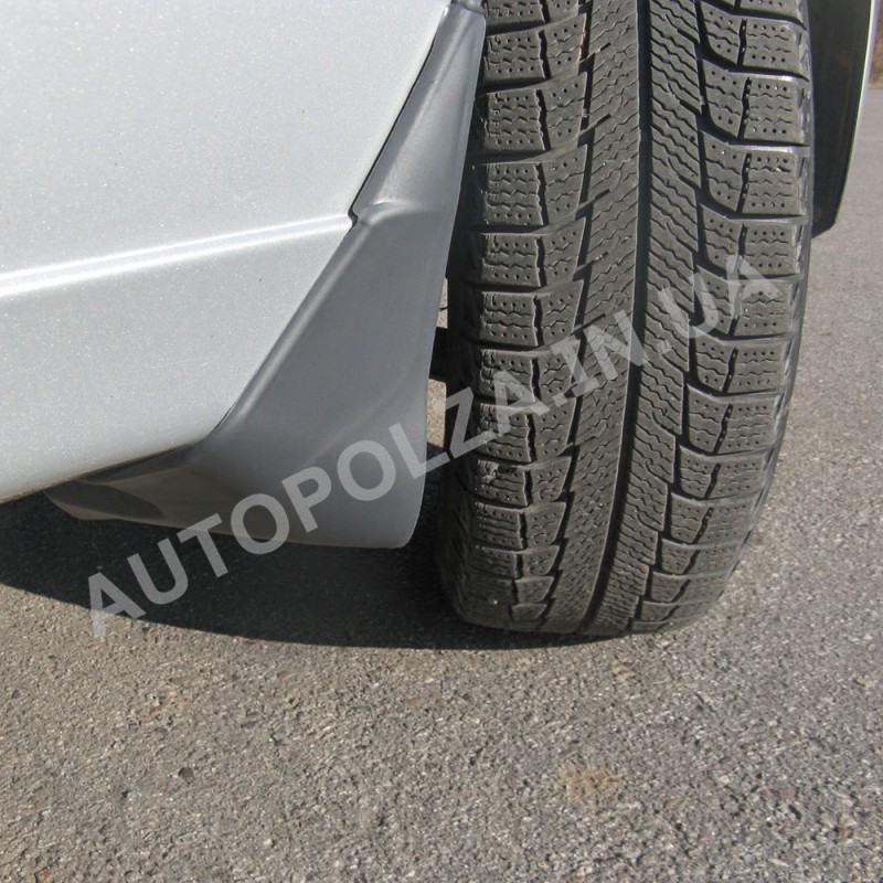 Гумові бризковики на Daewoo Lanos, Sens, Chevrolet Lanos "Classic" ( 1 - 4 шт)
