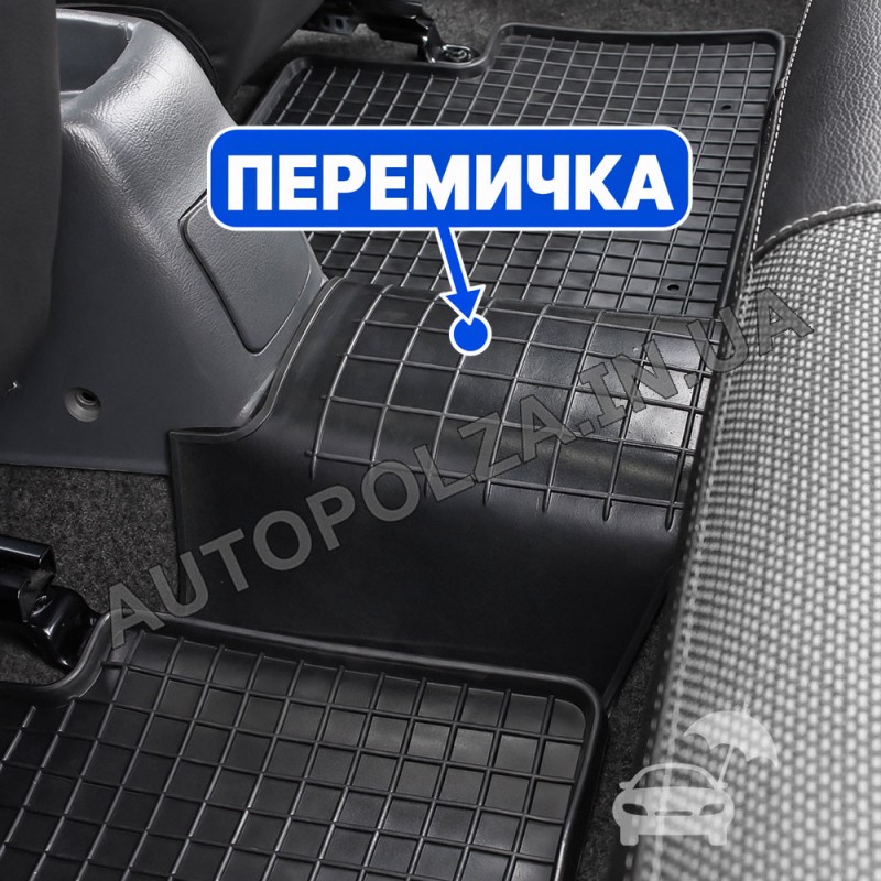 Килимки в Daewoo Lanos, Sens гумові Evolution