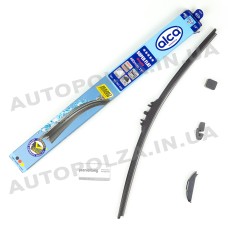 Безкаркасна щітка склоочисника Alca Super Flat Graphit 480 мм (19") для Daewoo Lanos, ZAZ Sens