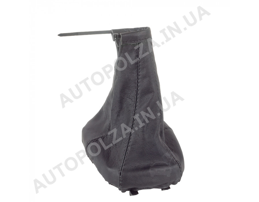 Чехол на ручку кпп Daewoo Lanos, Sens кожаный Lider
