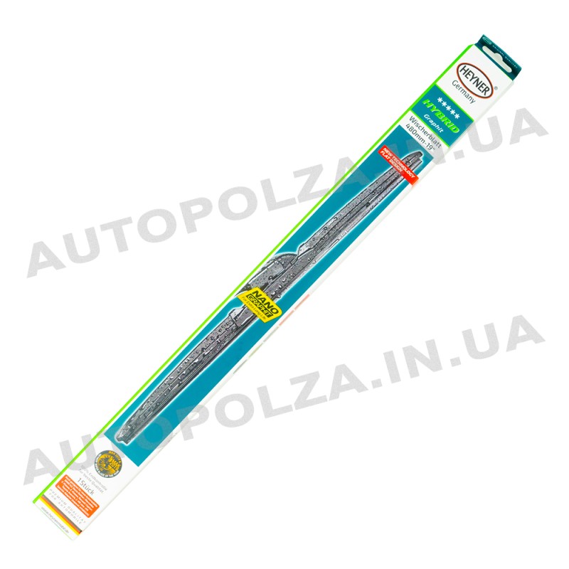 Гибридная щётка стеклоочистителя Heyner Hybrid 480 мм (19") для Daewoo Lanos, ZAZ Sens