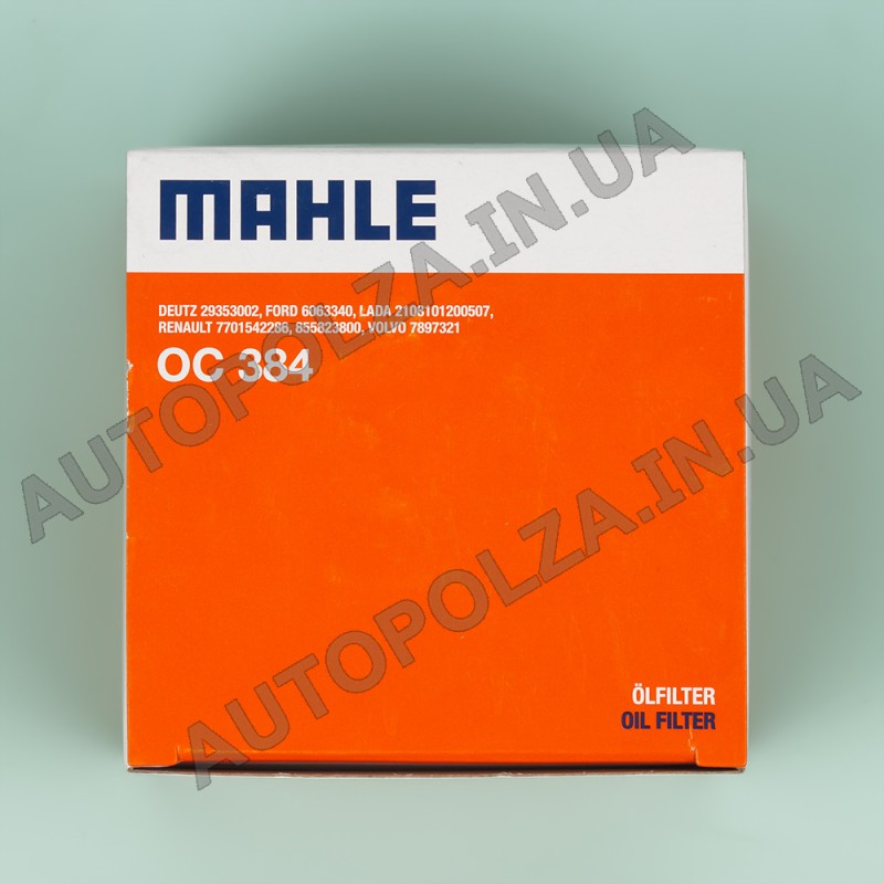 Масляный фильтр для ZAZ Sens 1.3, Daewoo Lanos 1.4 Mahle Knecht OC384 