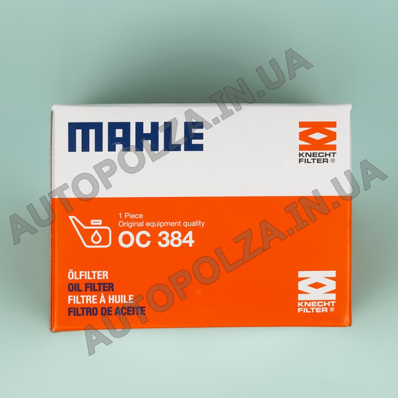 Масляный фильтр для ZAZ Sens 1.3, Daewoo Lanos 1.4 Mahle Knecht OC384 