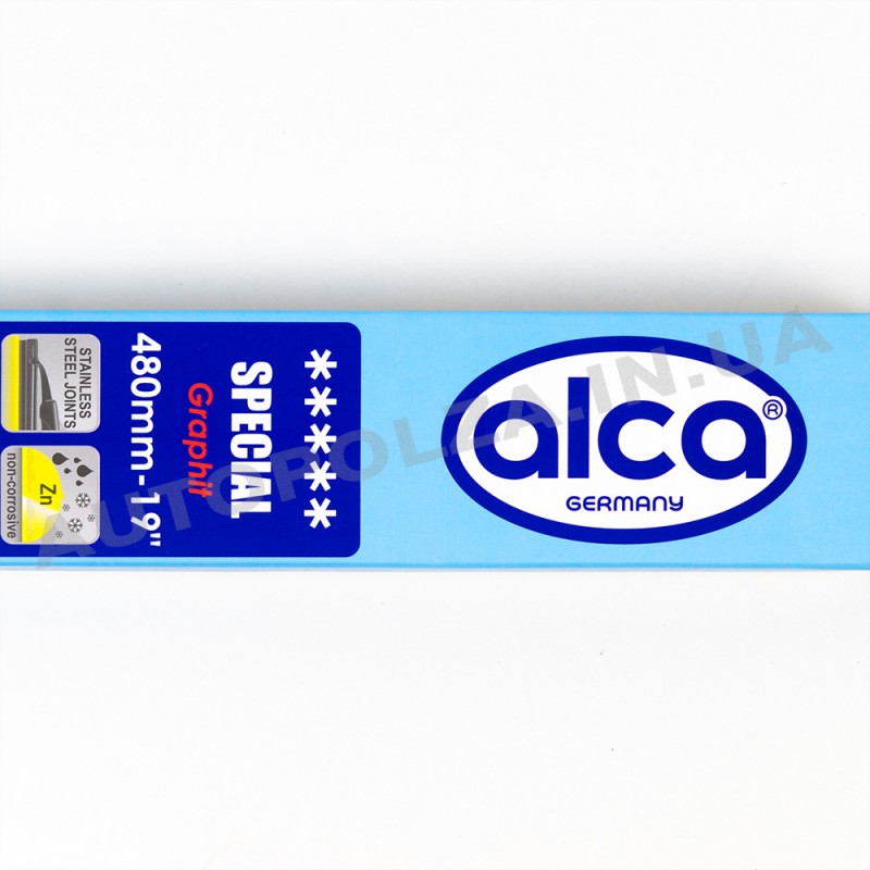 Каркасная щётка стеклоочистителя Alca Special Graphit 480 мм (19") для Daewoo Lanos, ZAZ Sens