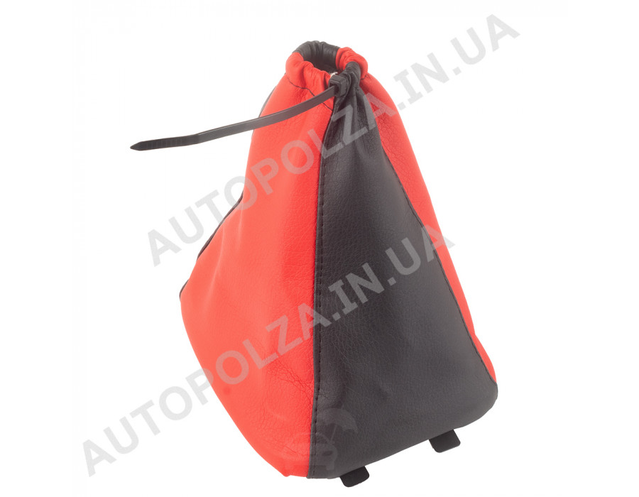 Чехол на ручку кпп Daewoo Lanos, Sens Комби красный