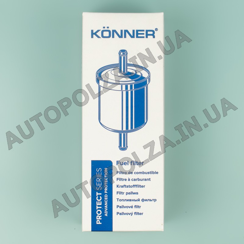 Топливный фильтр Konner KFF 744 для Daewoo Lanos 1.5, 1.6, ZAZ Sens 1.3 (Корея)