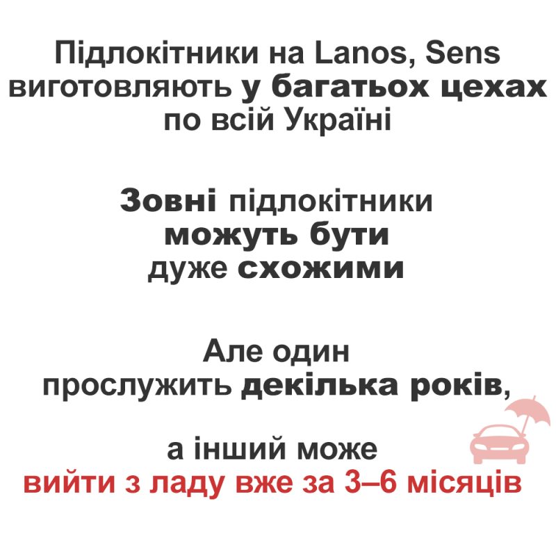 Підлокітник на Daewoo Lanos, Sens, Chevrolet Lanos Autoprofi
