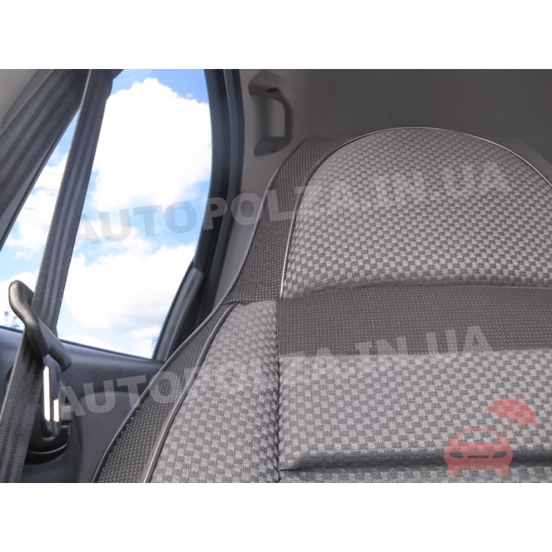 Модельные чехлы пилот на сиденья Daewoo Lanos, Sens Автокомфорт Серые