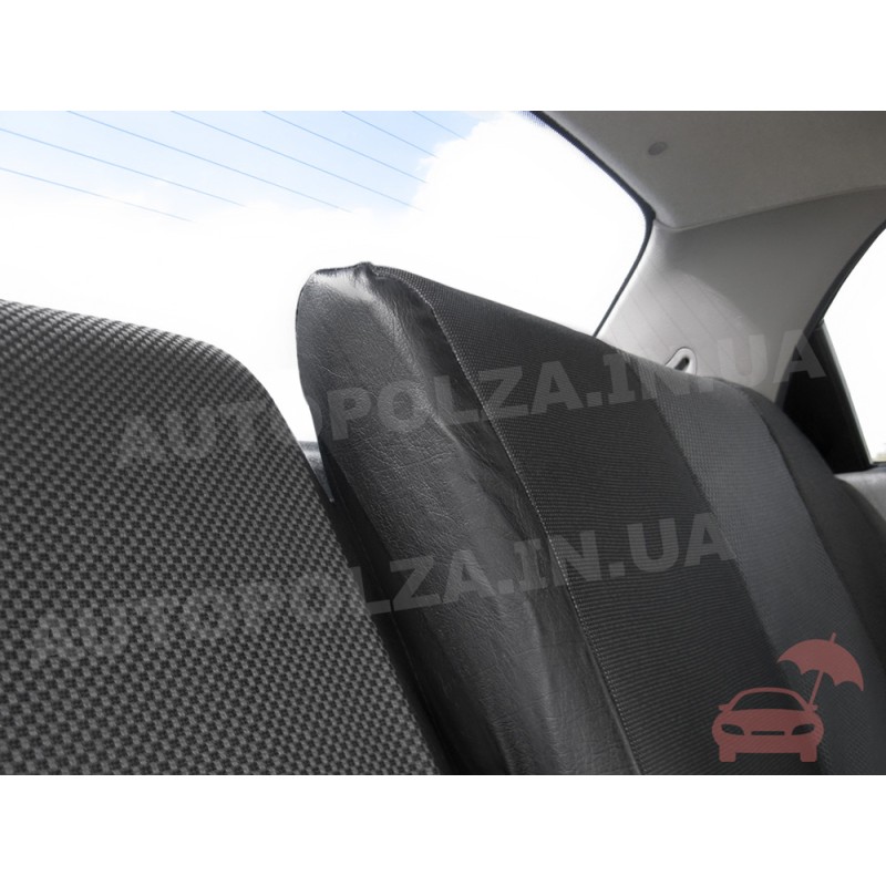 Модельные чехлы пилот на сиденья Daewoo Lanos, Sens Автокомфорт Серые
