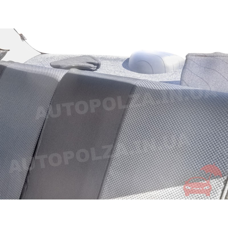 Модельные чехлы пилот на сиденья Daewoo Lanos, Sens Автокомфорт Серые