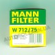 Масляный фильтр для Daewoo Lanos 1.5, 1.6 MANN FILTER W 712/75 (Германия)