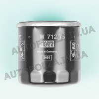 Масляный фильтр для Daewoo Lanos 1.5, 1.6 MANN FILTER W 712/75 (Германия)