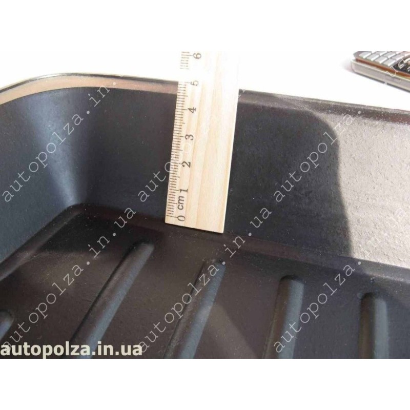Килимок водій у Daewoo Lanos, Sens гумовий глибокий Бастіон (1 шт.) 
