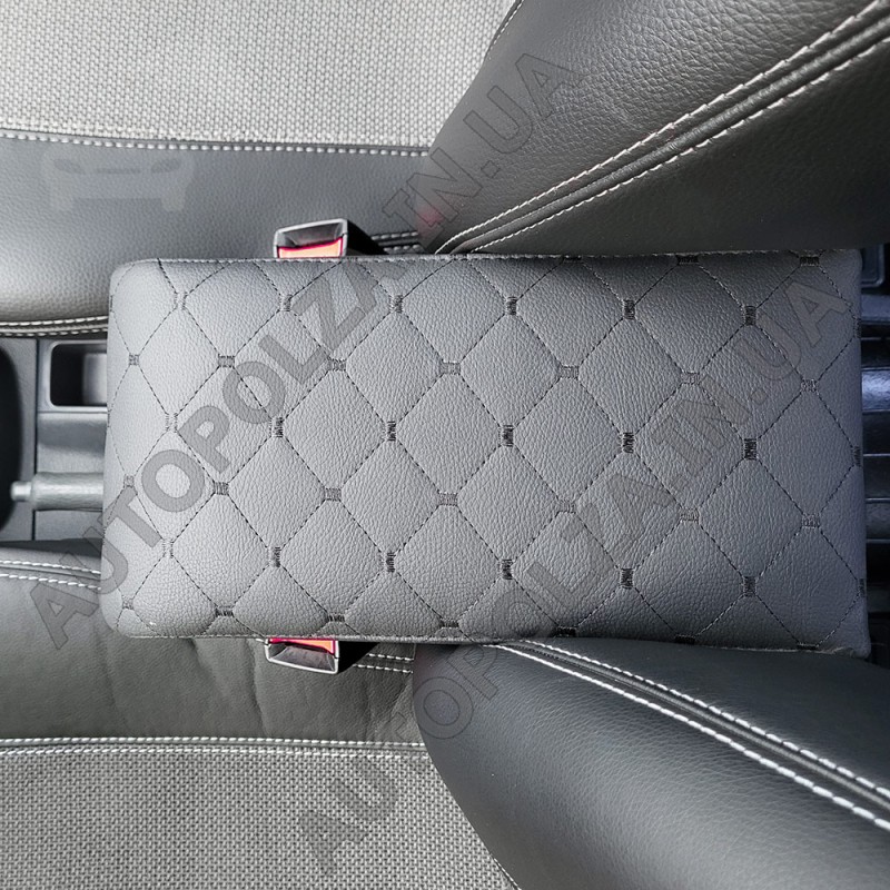 Подлокотник на Daewoo Lanos, Sens, Chevrolet Lanos с черной строчкой Autoprofi 