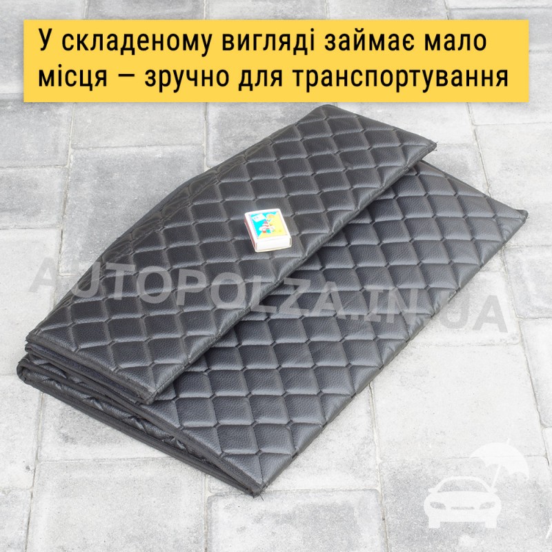 Органайзер у багажник Daewoo Lanos, Sens зі шкірозамінника чорний Diamond Box