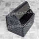 Органайзер в багажник Daewoo Lanos, Sens из кожзама черный Diamond Box с серой строчкой