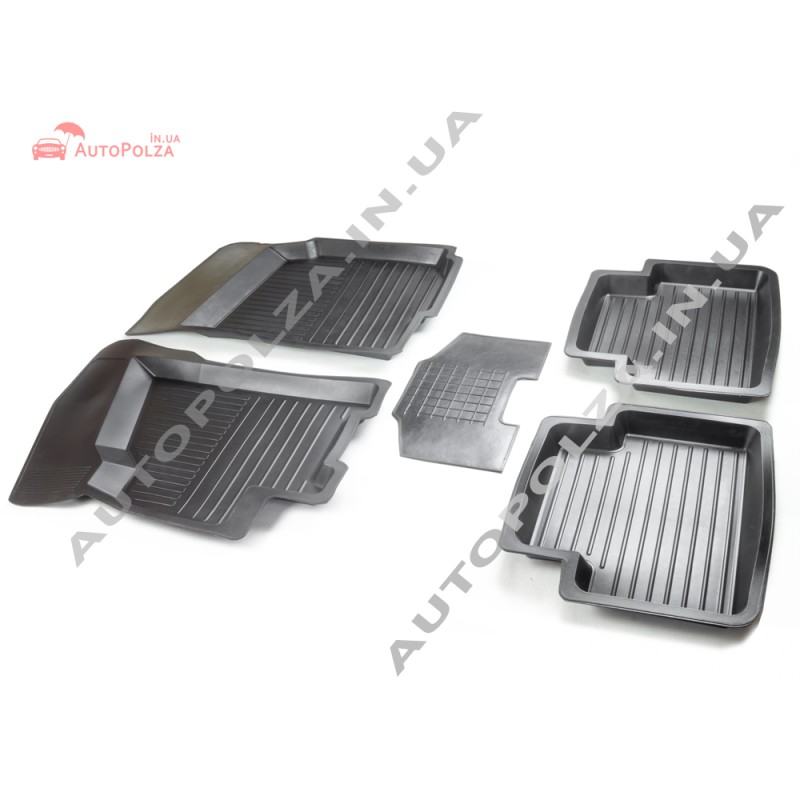 Килимки в Daewoo Lanos, Sens гумові глибокі Бастіон