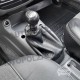 Чехол на ручку кпп Daewoo Lanos, Sens кожаный с рамкой Master