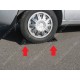 Противідкатний упор для Daewoo Lanos, Sens гумовий чорний Atlant