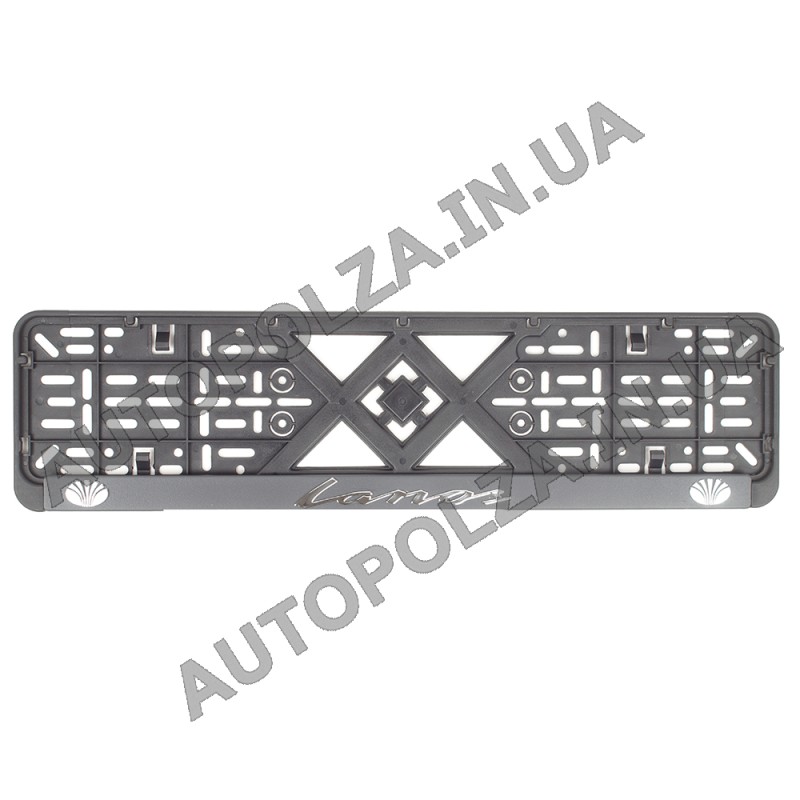 Рамка під номер пластикова Daewoo Lanos, Sens зі словом Lanos RNL-001