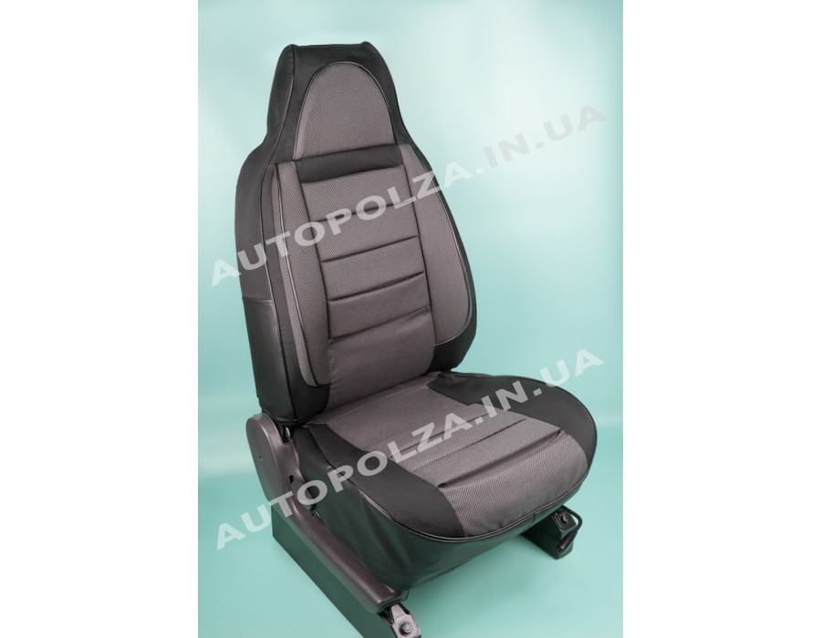 Модельные чехлы пилот на сиденья Daewoo Lanos, Sens Автокомфорт Серебро