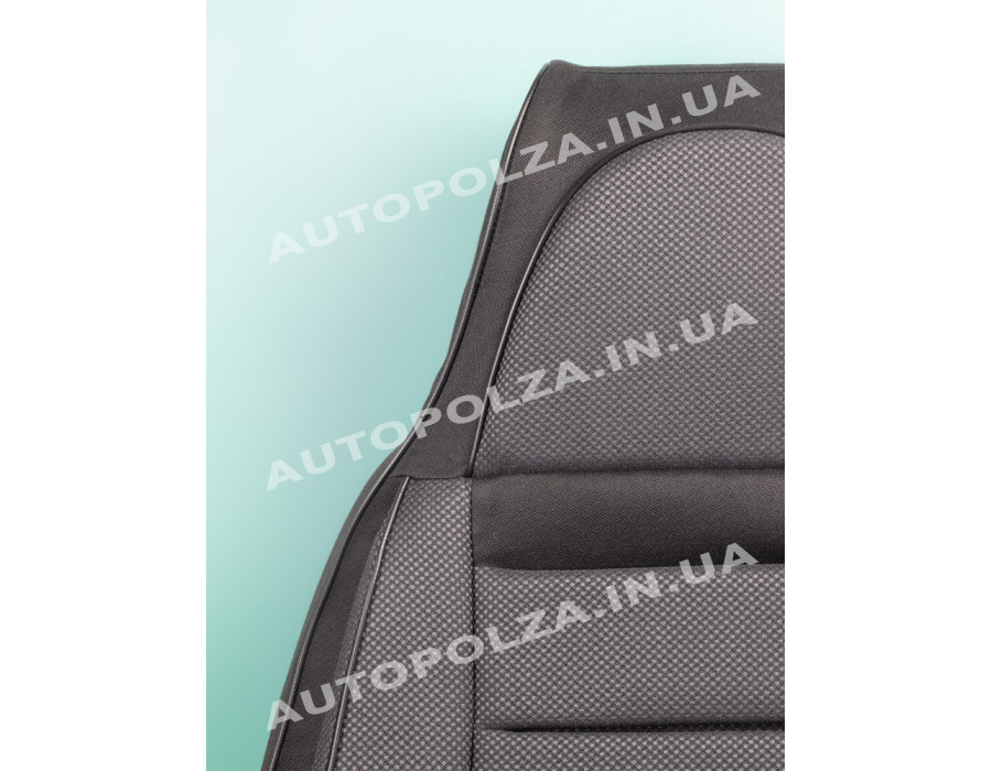 Модельные чехлы пилот на сиденья Daewoo Lanos, Sens Автокомфорт Серебро