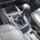 Чехол на ручку кпп Daewoo Lanos, Sens кожаный с рамкой Praktik
