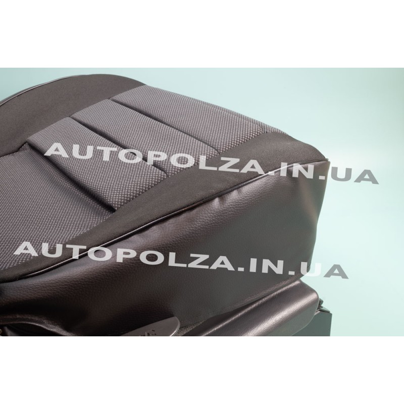 Модельні чохли пілот на сидіння Daewoo Lanos, Sens Автокомфорт Срібло Люкс 