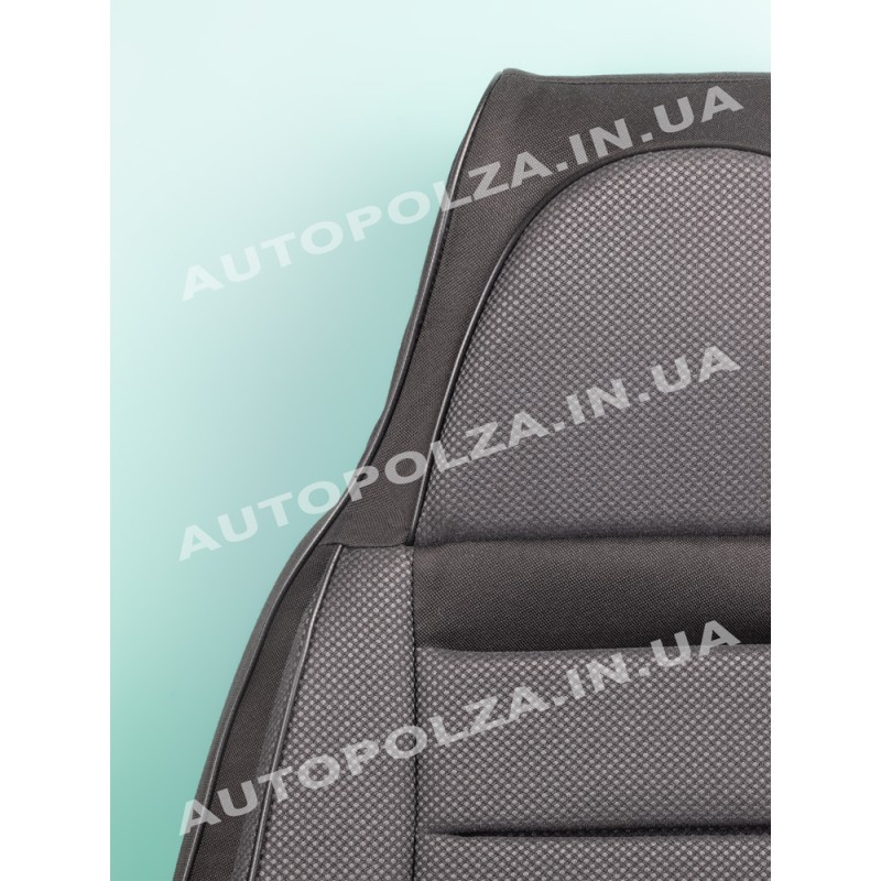Модельні чохли пілот на сидіння Daewoo Lanos, Sens Автокомфорт Срібло Люкс 