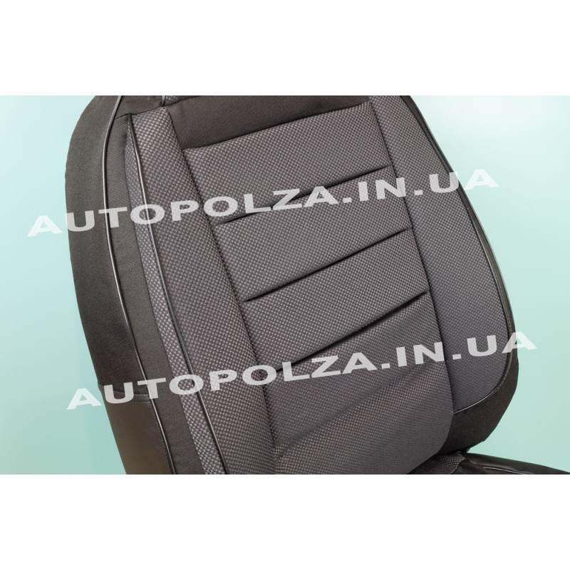 Модельні чохли пілот на сидіння Daewoo Lanos, Sens Автокомфорт Срібло Люкс 