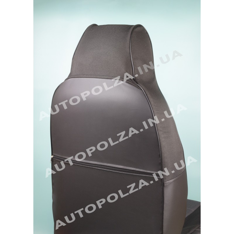 Модельні чохли пілот на сидіння Daewoo Lanos, Sens Автокомфорт Срібло Люкс 