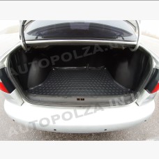 Коврик багажника Daewoo Lanos, Sens, Chevrolet Lanos (Sedan) гумовий