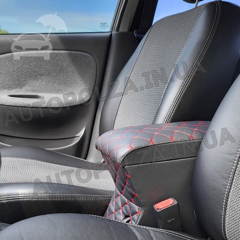 Підлокітник на Daewoo Lanos, Sens, Chevrolet Lanos із червоною прострочкою Autoprofi