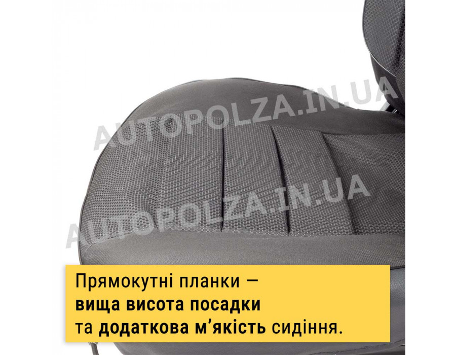 Модельные чехлы пилот на сиденья Daewoo Lanos, Sens Автокомфорт Черные 