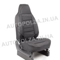 Модельні чохли пілот на сидіння Daewoo Lanos, Sens Автокомфорт Чорні 