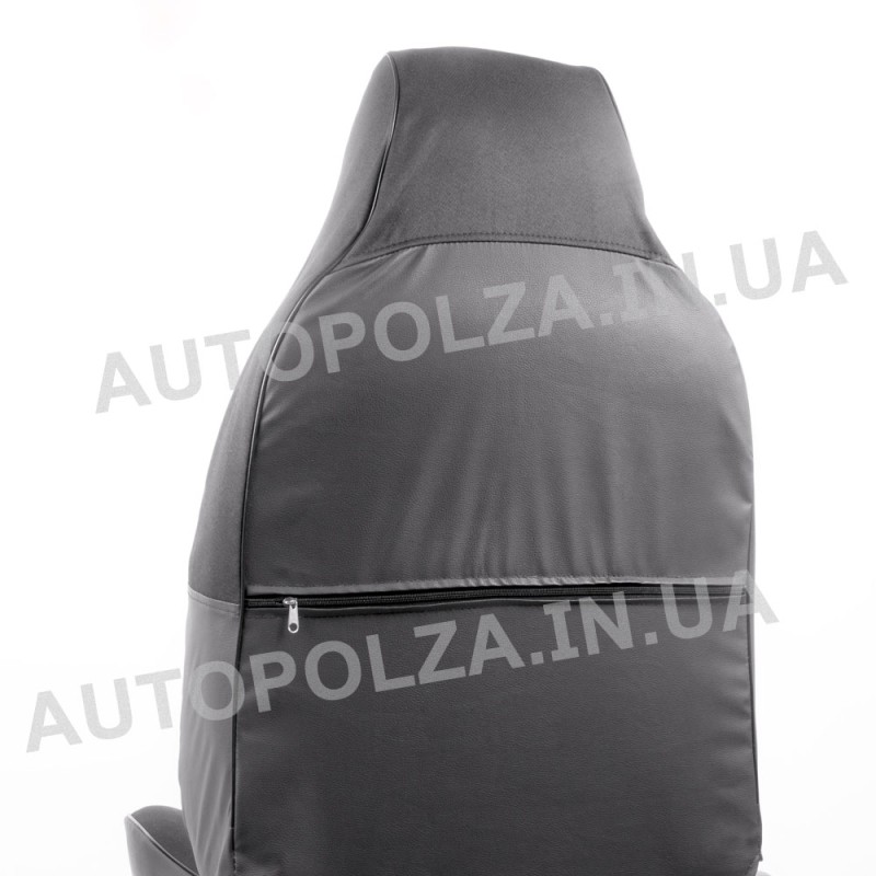 Модельные чехлы пилот на сиденья Daewoo Lanos, Sens Автокомфорт Черные