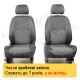 Модельные чехлы на сиденья Daewoo Lanos, Sens тканевые Silver