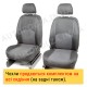 Модельные чехлы на сиденья Daewoo Lanos, Sens тканевые Silver