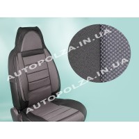 Модельні чохли пілот на сидіння Daewoo Lanos, Sens Автокомфорт Срібло
