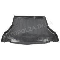 Коврик в багажник Daewoo Lanos, Sens, Chevrolet Lanos (Sedan) пластиковый Мега-Локер