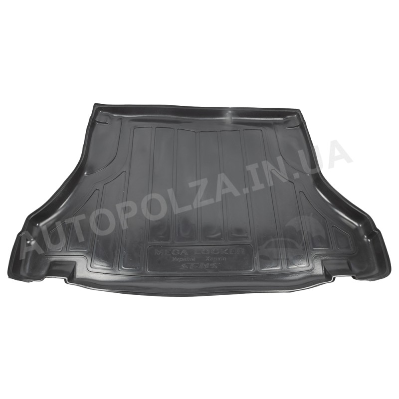 Коврик в багажник Daewoo Lanos, Sens, Chevrolet Lanos (Sedan) пластиковый Мега-Локер