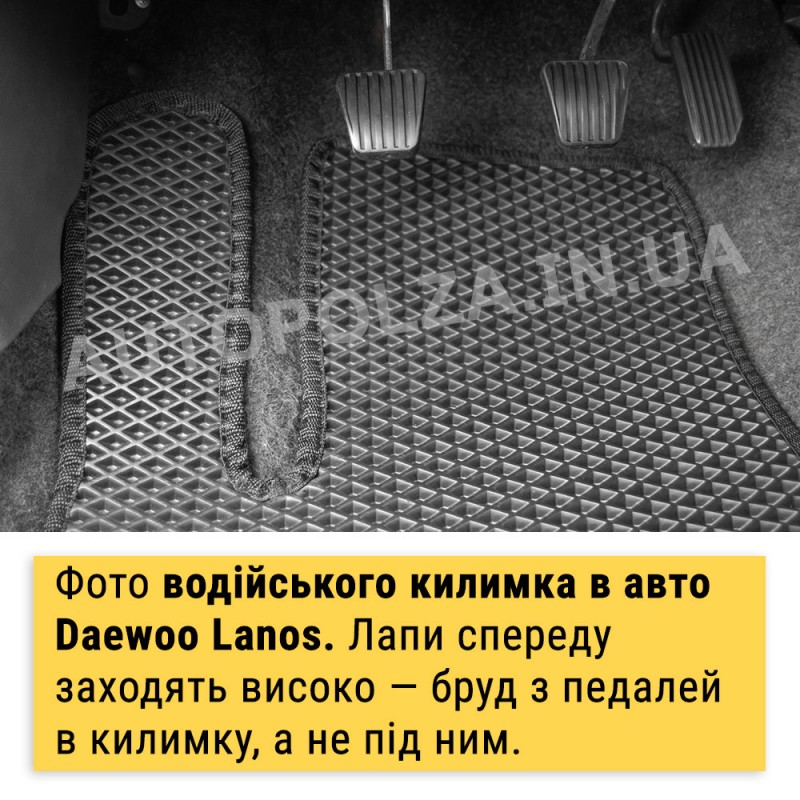 Килимки в Daewoo Lanos, Sens EVA (LANOS-5SET) (10 мм)