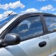 Дефлекторы окон Daewoo Lanos, Sens (под резинку) передние (2 шт.) VL-0082