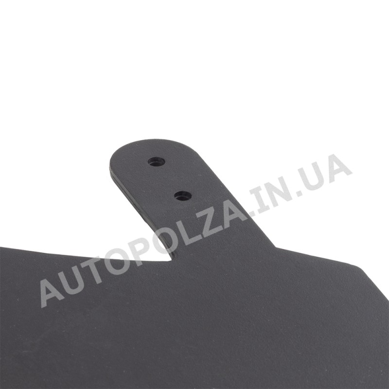 Передние резиновые брызговики POLYTEP XL на Daewoo Lanos, Sens со словом "Lanos" (2 шт.)