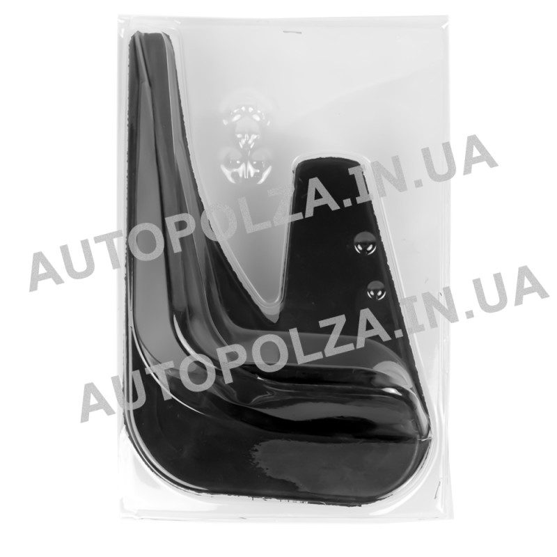Задні гумові бризковики Mud Flaps TUN №2 на Daewoo Lanos, Sens (2 шт.)