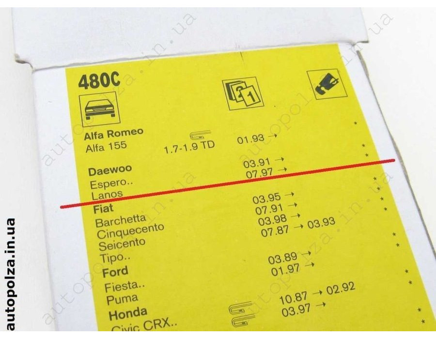 Каркасные дворники на Daewoo Lanos, Sens Bosch Eco 475 мм r19