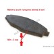 Передние тормозные колодки на Daewoo Lanos 1.5, 1.6, ZAZ Sens, Chevrolet Lanos Hi-Q Or