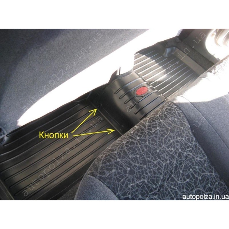 Килимки в Daewoo Lanos, Sens гумові глибокі Аляска (5 шт.)