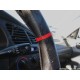 Кожаный чехол на руль Daewoo Lanos, Sens со шнуровкой Zubr