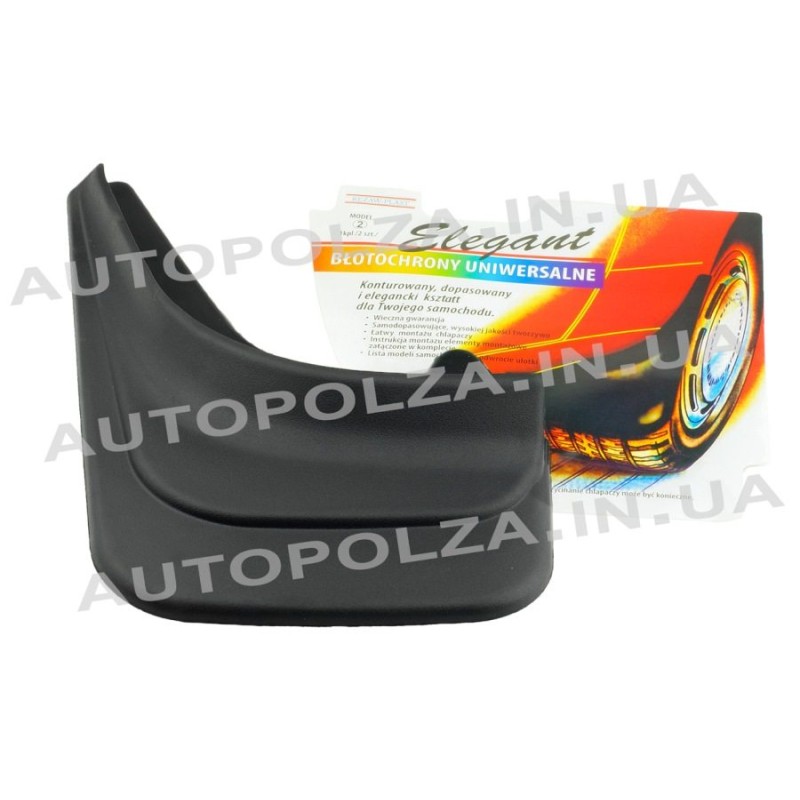 Брызговики Elegant 2 U-061 на Daewoo Lanos, Sens, Chevrolet Lanos резиновые задние 